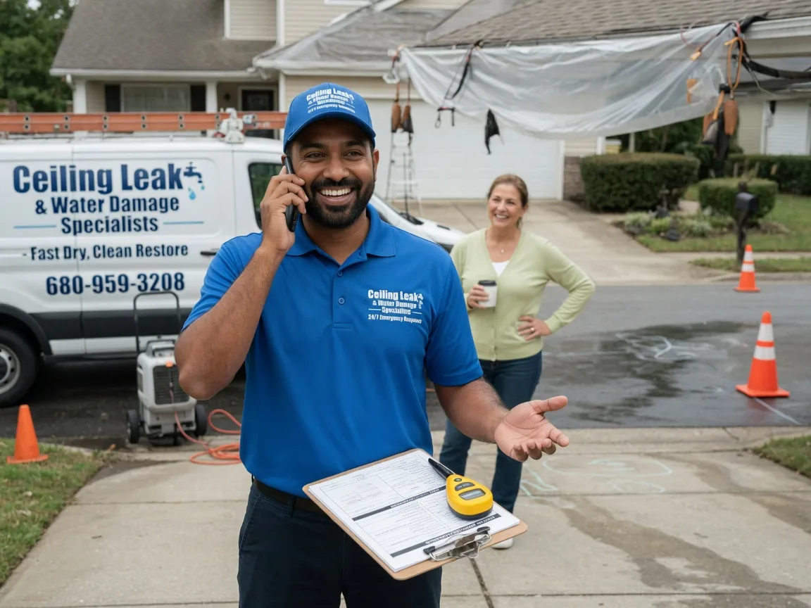 Ceiling Leak Cleanup Shasta, CA FAQs